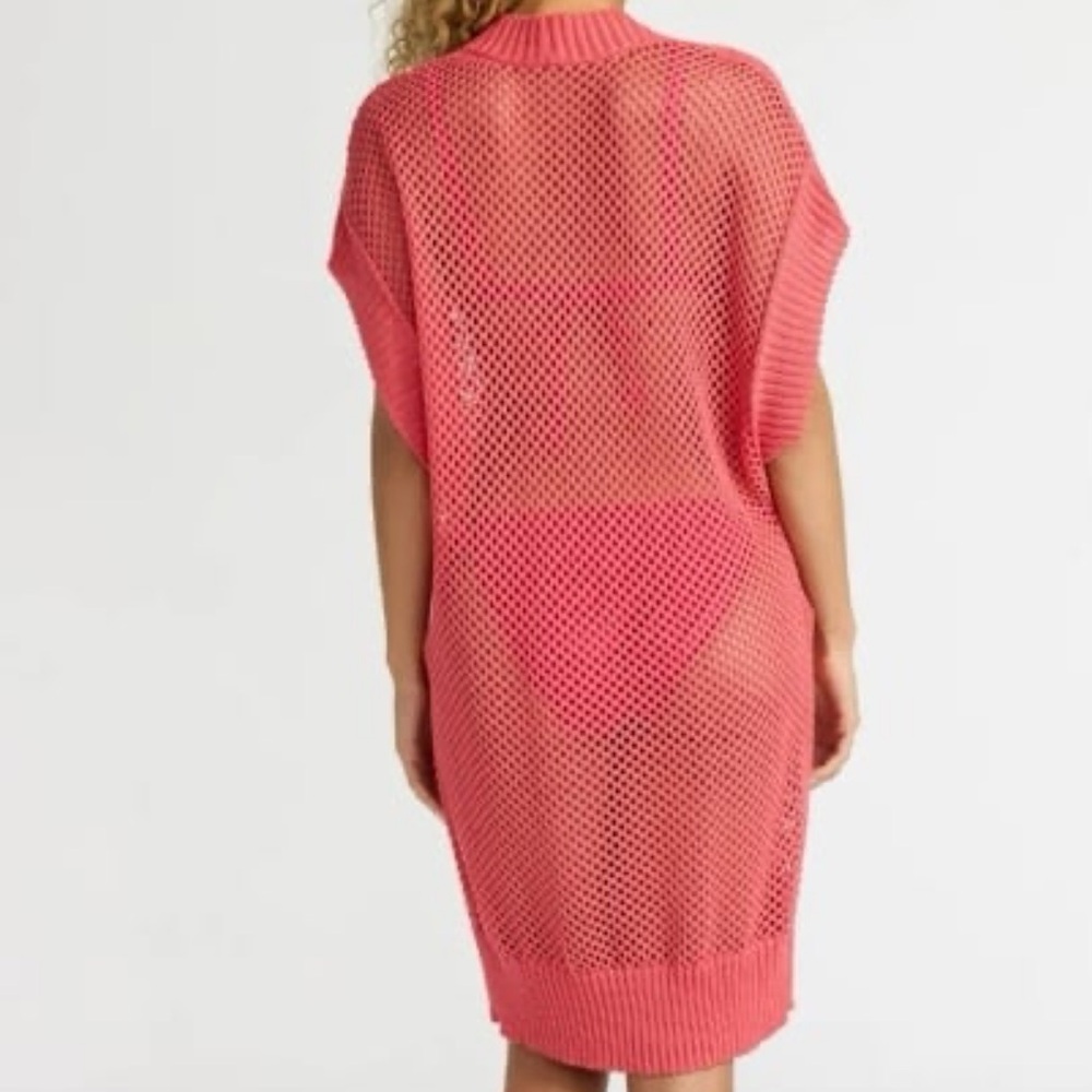 Time and Tru Women's Open Front Crochet Ruana, Size 2XL-3XL - Picture 2 of 7